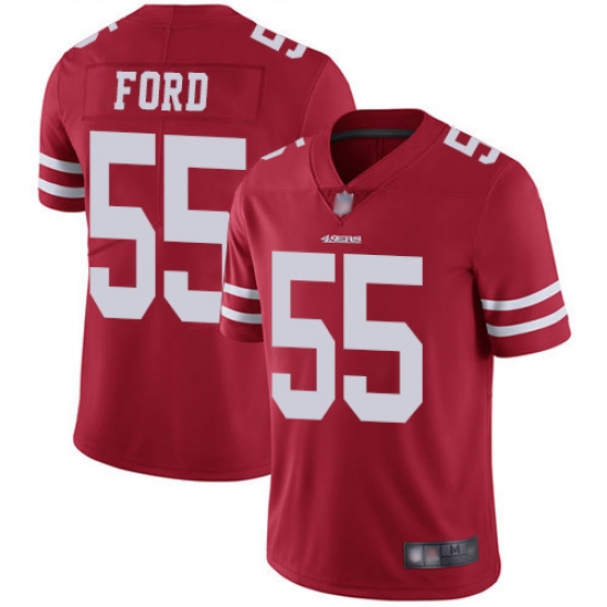 49ers 55 Dee Ford Red Team Color Mens Stitched Football Vapor Untouchable Limited Jersey 49ers 55 Dee Ford Red Team Color Mens Stitched Football Vapor Untouchable Limited Jersey