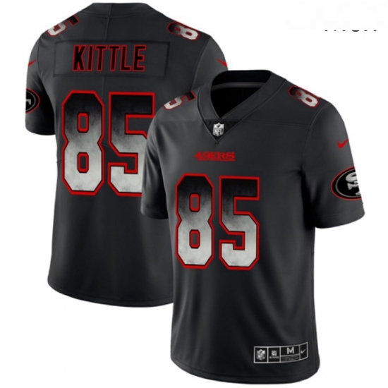 49ers 85 George Kittle Black Arch Smoke Vapor Untouchable Limited Jersey 49ers 85 George Kittle Black Arch Smoke Vapor Untouchable Limited Jersey