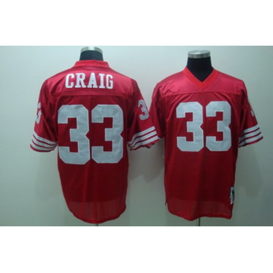Francisco 49ers 33 Roger Craig Red Jerseys Throwback (1) Francisco 49ers 33 Roger Craig Red Jerseys Throwback (1)