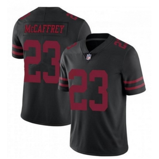 Men NFL San Francisco 49ers 23 Christian McCaffrey Black Vapor Untouchable Limited Stitched Jersey Men NFL San Francisco 49ers 23 Christian McCaffrey Black Vapor Untouchable Limited Stitched Jersey