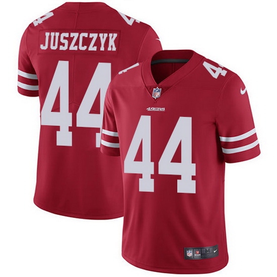 Men Nike San Francisco 49ers Kyle Juszczyk 44 Red Vapor Untouchable Limited NFL Jersey Men Nike San Francisco 49ers Kyle Juszczyk 44 Red Vapor Untouchable Limited NFL Jersey