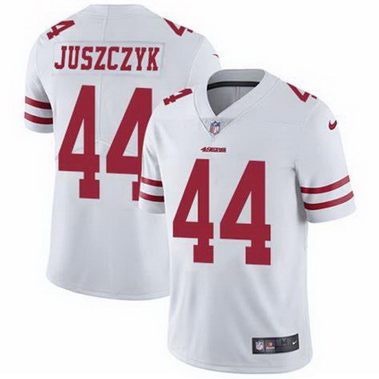 Men Nike San Francisco 49ers Kyle Juszczyk 44 White Vapor Untouchable Limited NFL Jersey Men Nike San Francisco 49ers Kyle Juszczyk 44 White Vapor Untouchable Limited NFL Jersey