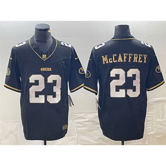 Men San Francisco 49ers 13 Brock Purdy Black Gold 2023 F U S E Stitched Jersey Men San Francisco 49ers 13 Brock Purdy Black Gold 2023 F U S E Stitched Jersey