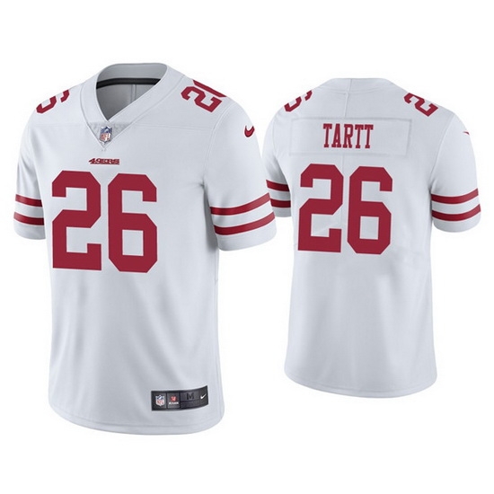 Men San Francisco 49ers 26 Jaquiski Tartt White Vapor limited Jersey Men San Francisco 49ers 26 Jaquiski Tartt White Vapor limited Jersey