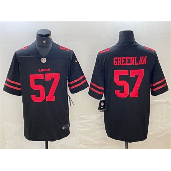 Men San Francisco 49ers 57 Dre Greenlaw Black Vapor Untouchable Limited Stitched Jersey Men San Francisco 49ers 57 Dre Greenlaw Black Vapor Untouchable Limited Stitched Jersey