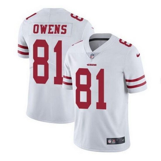 Men San Francisco 49ers 81 Trent Sherfield White Vapor Limited Jersey Men San Francisco 49ers 81 Trent Sherfield White Vapor Limited Jersey