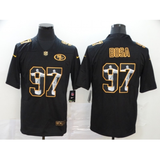 Men San Francisco 49ers 97 Nick Bosa Jesus Faith Black Vapor Untouchable Stitched NFL Nike Limited Jersey Men San Francisco 49ers 97 Nick Bosa Jesus Faith Black Vapor Untouchable Stitched NFL Nike Limited Jersey