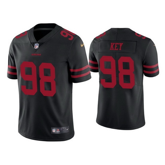 Men San Francisco 49ers 98 Arden Key Black Vapor Limited Jersey Men San Francisco 49ers 98 Arden Key Black Vapor Limited Jersey