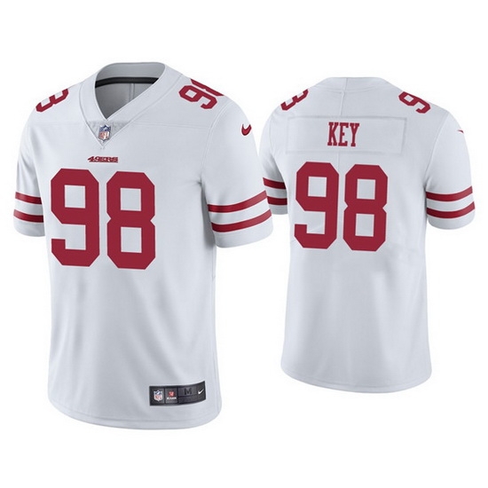 Men San Francisco 49ers 98 Arden Key White Vapor Limited Jersey Men San Francisco 49ers 98 Arden Key White Vapor Limited Jersey