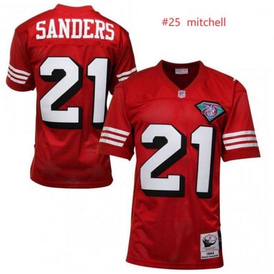 Men San Francisco 49ers Mitchell Red Throwback Jersey Men San Francisco 49ers Mitchell Red Throwback Jersey