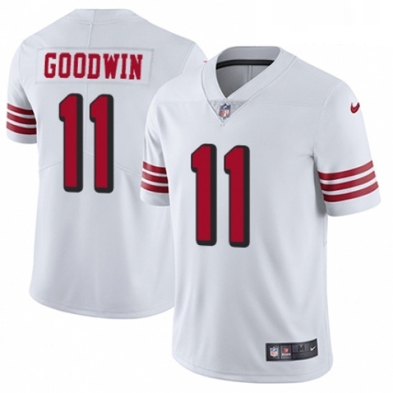 Mens Nike San Francisco 49ers 11 Marquise Goodwin Limited White Rush Vapor Untouchable NFL Jersey Mens Nike San Francisco 49ers 11 Marquise Goodwin Limited White Rush Vapor Untouchable NFL Jersey