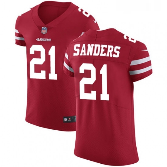 Mens Nike San Francisco 49ers 21 Deion Sanders Red Team Color Vapor Untouchable Elite Player NFL Jersey Mens Nike San Francisco 49ers 21 Deion Sanders Red Team Color Vapor Untouchable Elite Player NFL Jersey