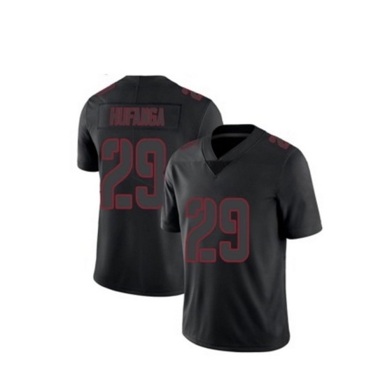 Men's San Francisco 49ers #29 Talanoa Hufanga Black 2018 Fashion Impact Black Color Rush Stitched NFL Nike Limited Jersey Men's San Francisco 49ers #29 Talanoa Hufanga Black 2018 Fashion Impact Black Color Rush Stitched NFL Nike Limited Jersey