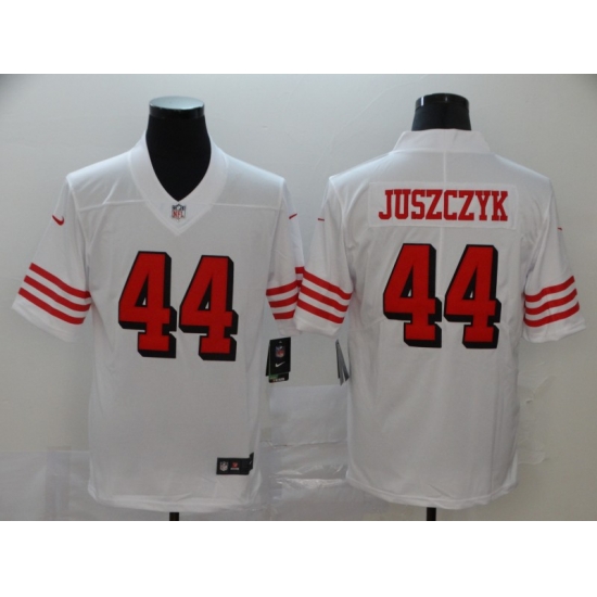 Men's San Francisco 49ers Kyle Juszczyk 44 White Nike Scarlet Player Limited Jersey Men's San Francisco 49ers Kyle Juszczyk 44 White Nike Scarlet Player Limited Jersey