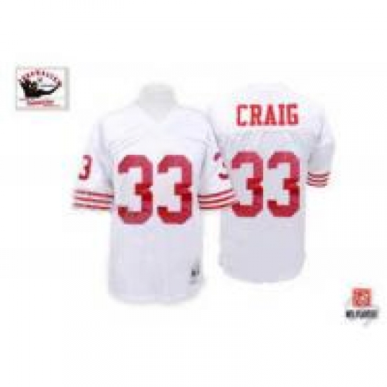 Mitchell and Ness San Francisco 49ers 33 Roger Craig White Jersey Mitchell and Ness San Francisco 49ers 33 Roger Craig White Jersey