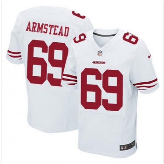 NEW San Francisco 49ers #69 Arik Armstead White mens Stitched NFL Elite Jersey NEW San Francisco 49ers #69 Arik Armstead White mens Stitched NFL Elite Jersey