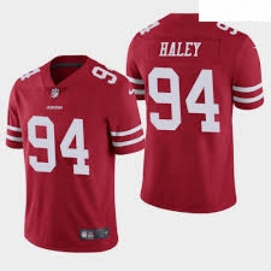 NFL 49ers 94 Charles Haley Vapor Limited Red Color Jerseys NFL 49ers 94 Charles Haley Vapor Limited Red Color Jerseys