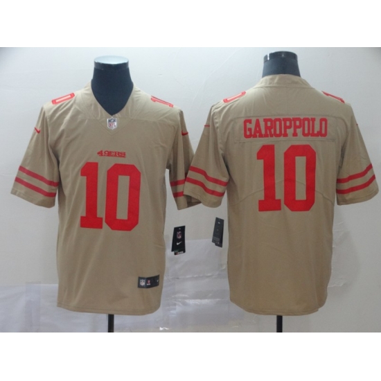 Nike 49ers 10 Jimmy Garoppolo Gold Inverted Legend Limited Jersey Nike 49ers 10 Jimmy Garoppolo Gold Inverted Legend Limited Jersey