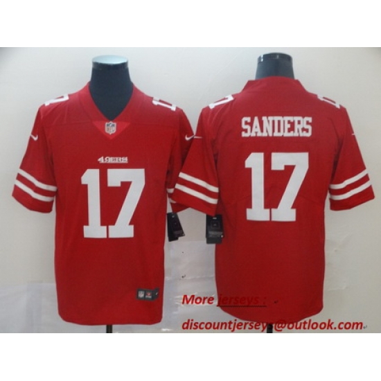 Nike 49ers 17 Emmanuel Sanders Red Vapor Untouchable Limited Jesey Nike 49ers 17 Emmanuel Sanders Red Vapor Untouchable Limited Jesey