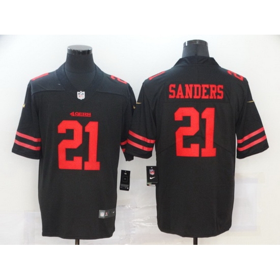 Nike 49ers 21 Deion Sanders Black Vapor Untouchable Limited Jersey Nike 49ers 21 Deion Sanders Black Vapor Untouchable Limited Jersey