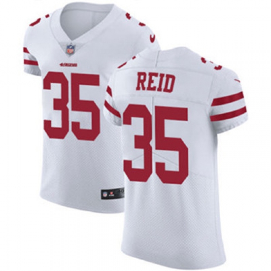 Nike 49ers #35 Eric Reid White Mens Stitched NFL Vapor Untouchable Elite Jersey Nike 49ers #35 Eric Reid White Mens Stitched NFL Vapor Untouchable Elite Jersey