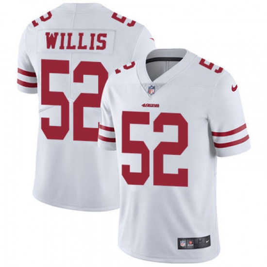 Nike 49ers #52 Patrick Willis White Mens Stitched NFL Vapor Untouchable Limited Jersey Nike 49ers #52 Patrick Willis White Mens Stitched NFL Vapor Untouchable Limited Jersey