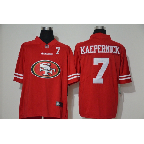 Nike 49ers 7 Colin Kaepernick Red Team Big Logo Number Vapor Untouchable Limited Jersey Nike 49ers 7 Colin Kaepernick Red Team Big Logo Number Vapor Untouchable Limited Jersey