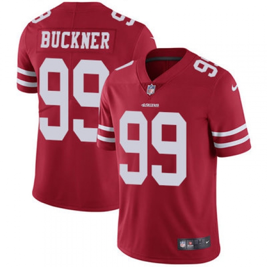 Nike 49ers #99 DeForest Buckner Red Team Color Mens Stitched NFL Vapor Untouchable Limited Jersey Nike 49ers #99 DeForest Buckner Red Team Color Mens Stitched NFL Vapor Untouchable Limited Jersey