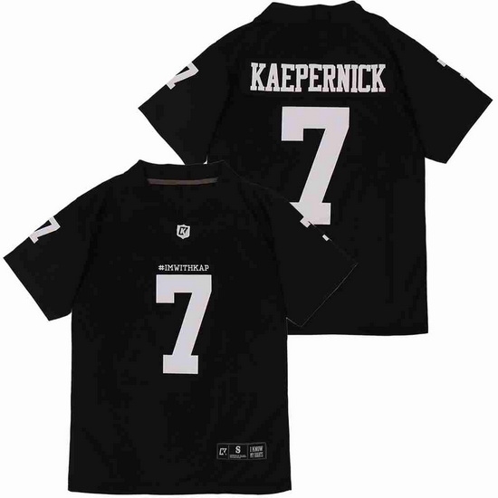 Nike 7 Colin Kaepernick All black Vapor Untouchable Limited Jersey Nike 7 Colin Kaepernick All black Vapor Untouchable Limited Jersey