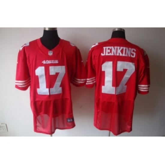 Nike San Francisco 49Ers 17 A.J. Jenkins Red Elite NFL Jersey Nike San Francisco 49Ers 17 A.J. Jenkins Red Elite NFL Jersey