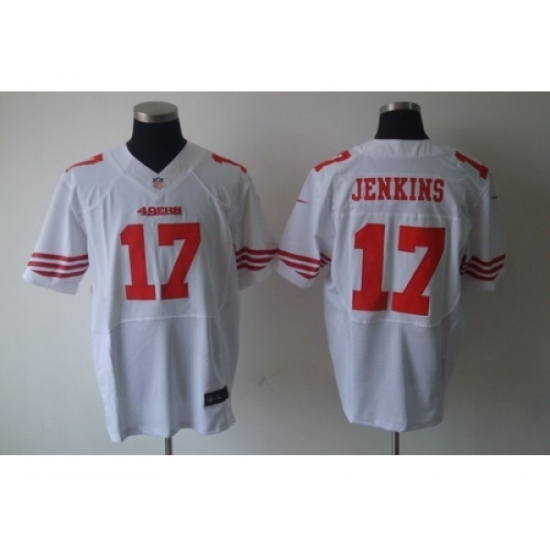 Nike San Francisco 49Ers 17 A.J. Jenkins White Elite NFL Jersey Nike San Francisco 49Ers 17 A.J. Jenkins White Elite NFL Jersey