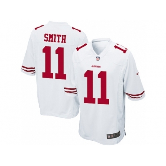 Nike San Francisco 49ers 11 Alex Smith White Game NFL Jersey Nike San Francisco 49ers 11 Alex Smith White Game NFL Jersey