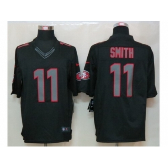 Nike San Francisco 49ers 11 Alex Smith black Limited Impact NFL Jersey Nike San Francisco 49ers 11 Alex Smith black Limited Impact NFL Jersey