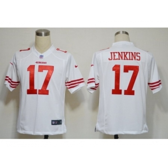 Nike San Francisco 49ers 17 A.J. Jenkins White Game NFL Jersey Nike San Francisco 49ers 17 A.J. Jenkins White Game NFL Jersey