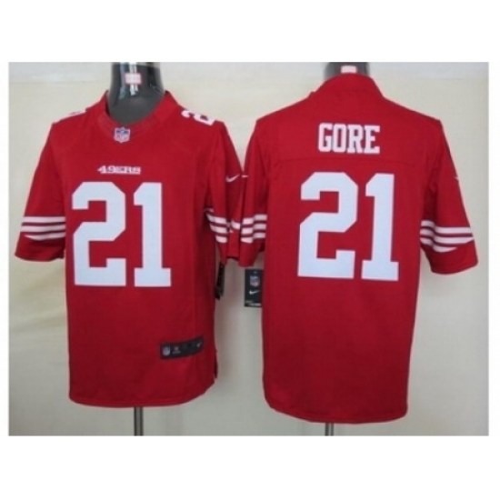 Nike San Francisco 49ers 21 Frank Gore Red Limited NFL Jersey Nike San Francisco 49ers 21 Frank Gore Red Limited NFL Jersey
