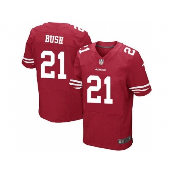 Nike San Francisco 49ers 21 Reggie Bush Red Elite NFL Jersey Nike San Francisco 49ers 21 Reggie Bush Red Elite NFL Jersey