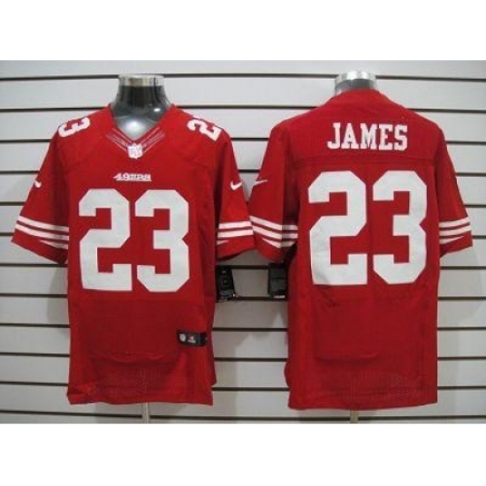 Nike San Francisco 49ers 23 LaMichael James Red Elite NFL Jersey Nike San Francisco 49ers 23 LaMichael James Red Elite NFL Jersey
