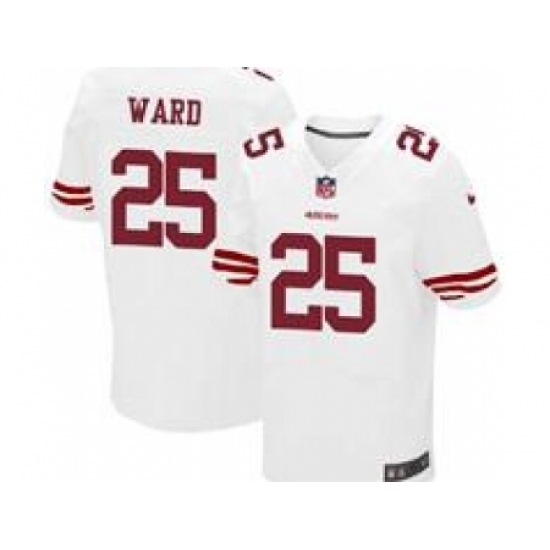 Nike San Francisco 49ers 25 Jimmie Ward White Elite NFL Jersey Nike San Francisco 49ers 25 Jimmie Ward White Elite NFL Jersey