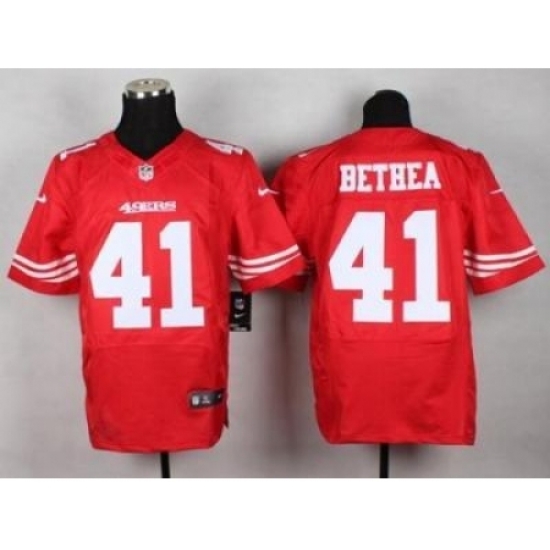 Nike San Francisco 49ers 41 Antoine Bethea Red Elite NFL Jersey Nike San Francisco 49ers 41 Antoine Bethea Red Elite NFL Jersey