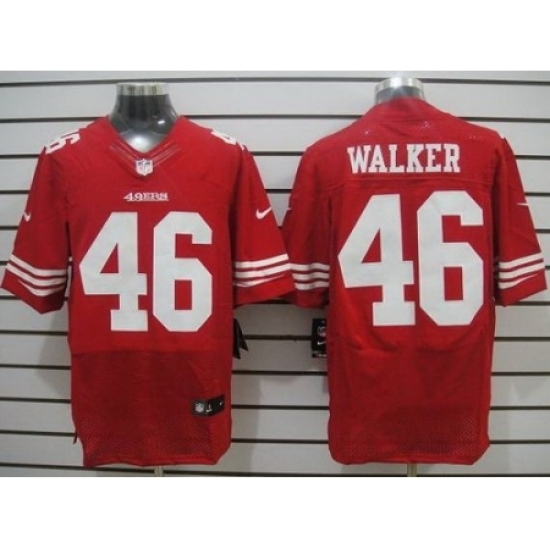 Nike San Francisco 49ers 46 Delanie Walker Red Elite NFL Jersey Nike San Francisco 49ers 46 Delanie Walker Red Elite NFL Jersey