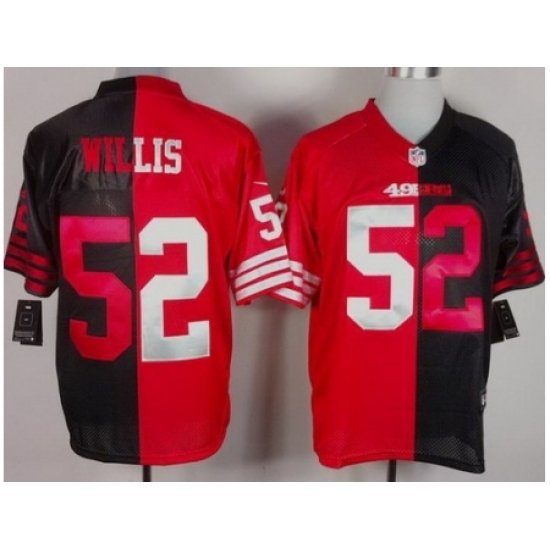 Nike San Francisco 49ers 52 Patrick Willis Black Red Elite Split NFL Jersey Nike San Francisco 49ers 52 Patrick Willis Black Red Elite Split NFL Jersey
