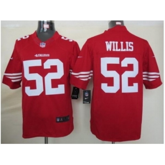 Nike San Francisco 49ers 52 Patrick Willis Red Limited NFL Jersey Nike San Francisco 49ers 52 Patrick Willis Red Limited NFL Jersey