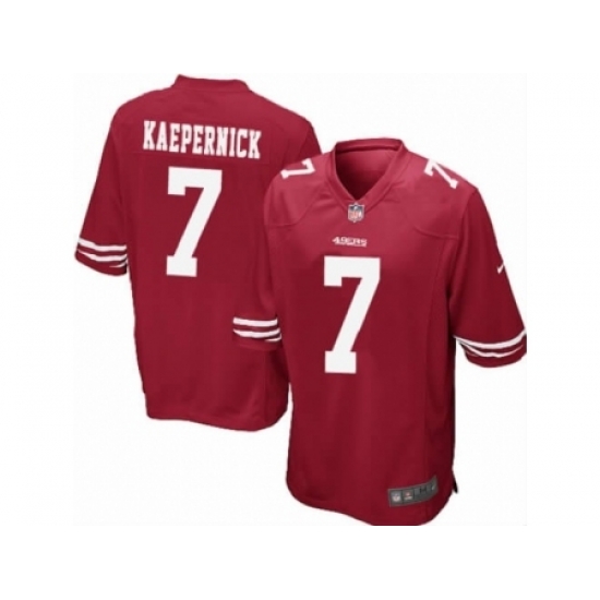 Nike San Francisco 49ers 7 Colin Kaepernick Red Elite NFL Jersey Nike San Francisco 49ers 7 Colin Kaepernick Red Elite NFL Jersey