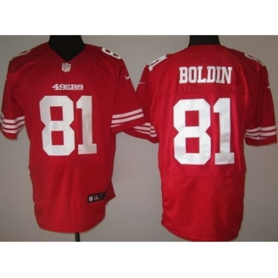 Nike San Francisco 49ers 81 Anquan Boldin Red Elite NFL Jersey Nike San Francisco 49ers 81 Anquan Boldin Red Elite NFL Jersey