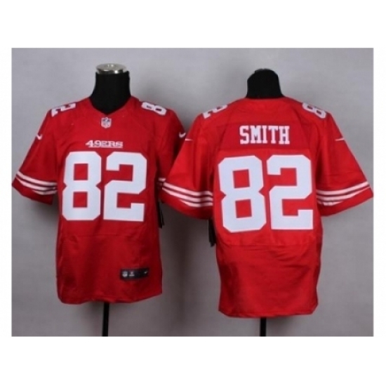 Nike San Francisco 49ers 82 Torrey Smith Red Elite NFL Jersey Nike San Francisco 49ers 82 Torrey Smith Red Elite NFL Jersey