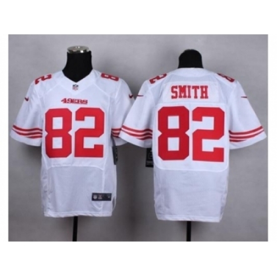 Nike San Francisco 49ers 82 Torrey Smith white Elite NFL Jersey Nike San Francisco 49ers 82 Torrey Smith white Elite NFL Jersey