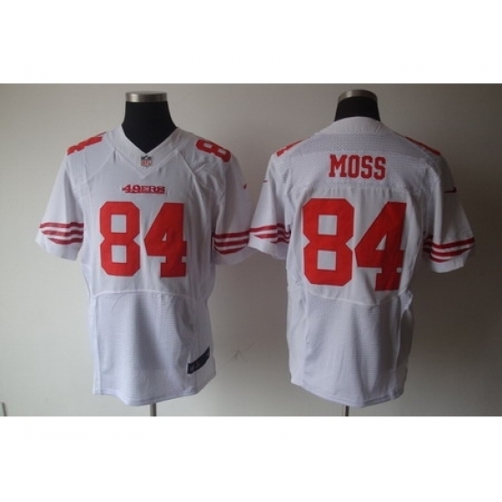 Nike San Francisco 49ers 84 Randy Moss Elite White NFL Jersey Nike San Francisco 49ers 84 Randy Moss Elite White NFL Jersey