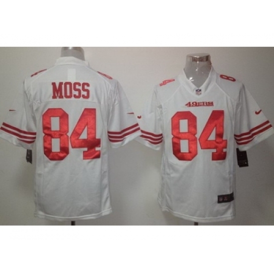 Nike San Francisco 49ers 84 Randy Moss Wihte Limited NFL Jersey Nike San Francisco 49ers 84 Randy Moss Wihte Limited NFL Jersey