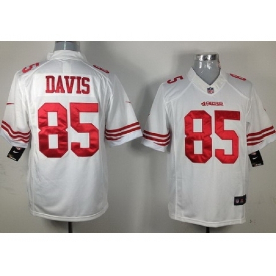 Nike San Francisco 49ers 85 Vernon Davis White Limited NFL Jersey Nike San Francisco 49ers 85 Vernon Davis White Limited NFL Jersey