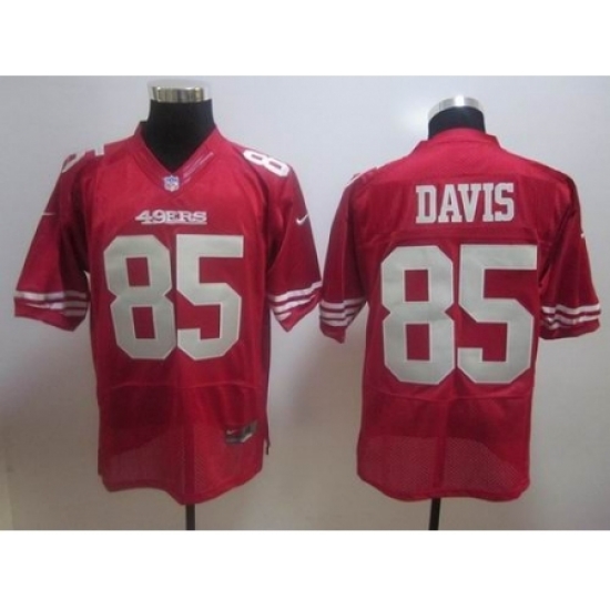 Nike San Francisco 49ers 85 Vernon Davis red Elite NFL Jersey Nike San Francisco 49ers 85 Vernon Davis red Elite NFL Jersey